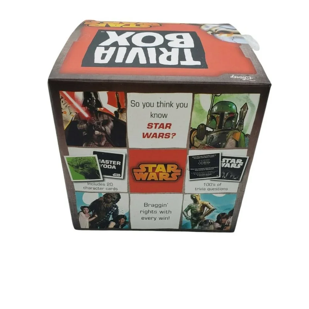 Star Wars Trivia Box Disney Game 1-189 Cards  & All-Star War players